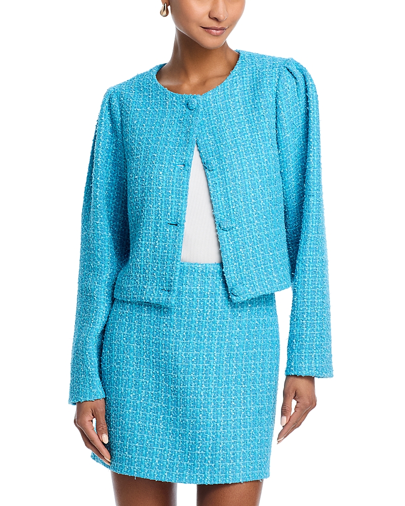 Aqua Tweed Jacket - Exclusive