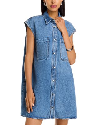 FRAME - The Sleeveless Shirt Dress