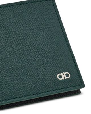 Micro Gancio Leather Bifold Wallet