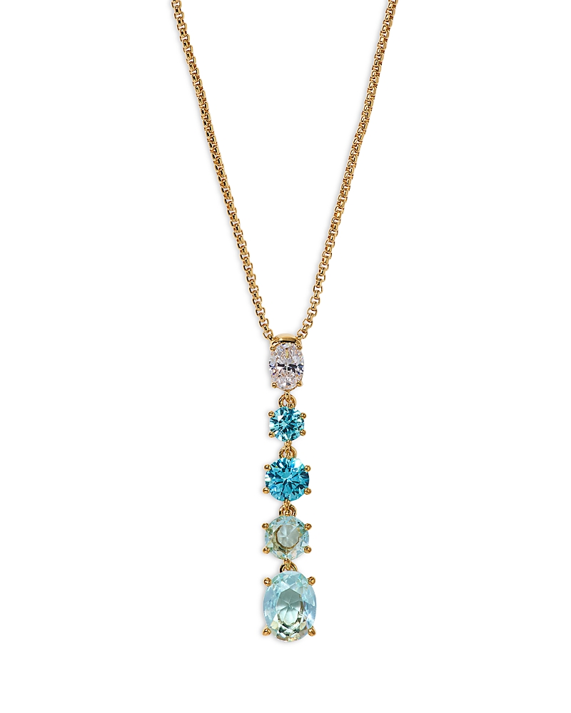 NADRI NATURAL BEAUTY Y PENDANT NECKLACE, 16-18