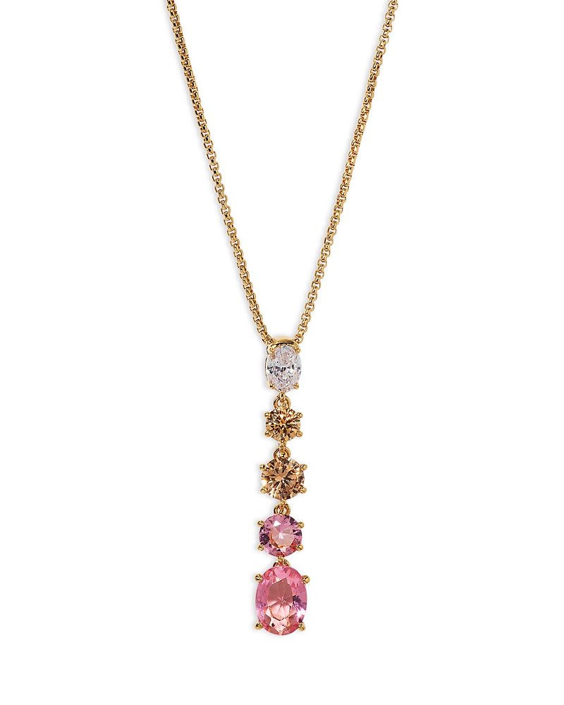 NADRI NATURAL BEAUTY Y PENDANT NECKLACE, 16-18