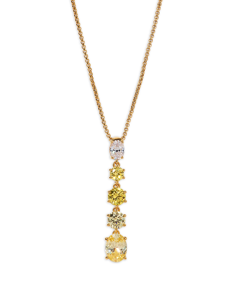Nadri Natural Beauty Y Pendant Necklace, 16-18 In Yellow/gold