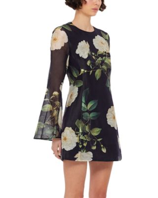 Suzanne Bell Sleeve Mini Dress
