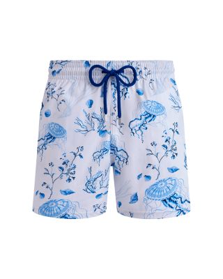 Medusa & Shells Stretch 4.5" Swim Trunks