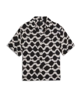 Printed Short Sleeve Camp Shirt