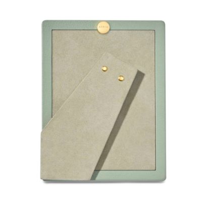 Piero Eucalyptus Leather Frame, 5" x 7"