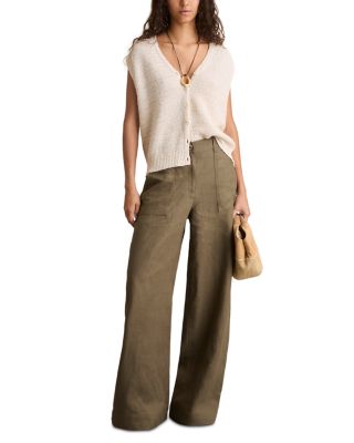 Ashby Linen Wide Leg Pants