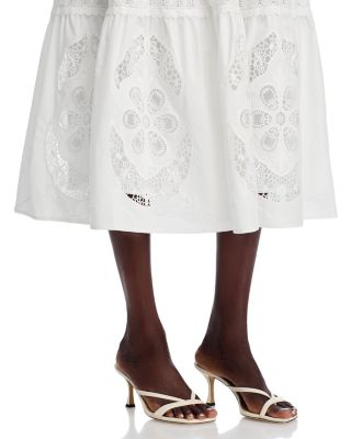 Embroidered Maxi Skirt