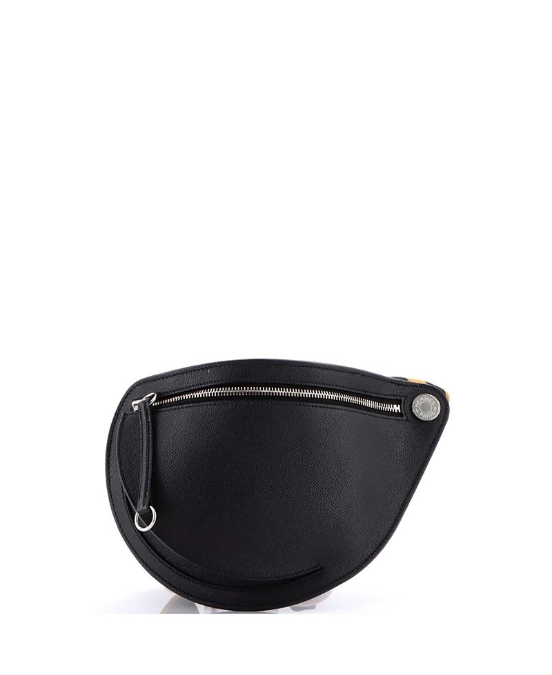 Pre-owned Pre-owned Hermes Hermes Petite Course Bag Epsom In Black