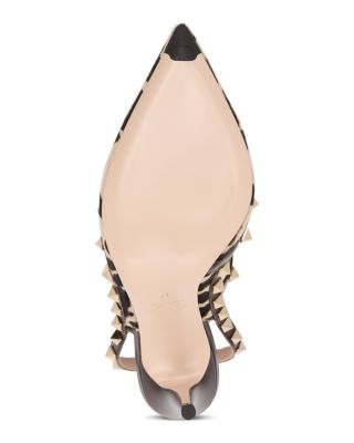 Women's Rockstud Calf Hair Pumps