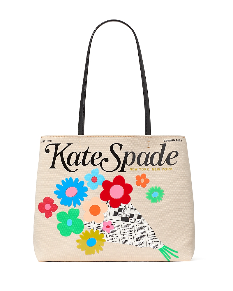 Kate Spade New York Fresh Picks Canvas Tote In Multi