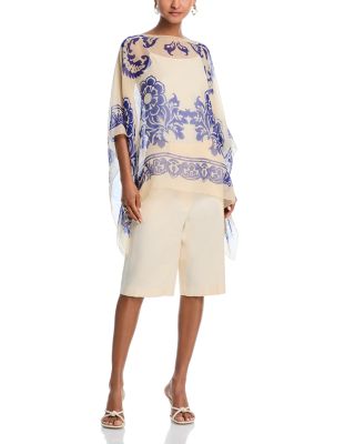 Etro - Silk Poncho Top