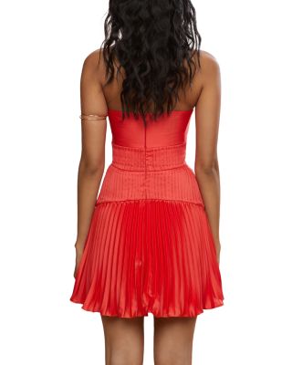 Catrina Pleated Mini Dress