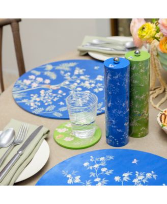 Chinoiserie Lacquered Salt or Pepper Mill Grinder