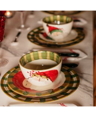 Old St. Nick Green Cereal Bowl