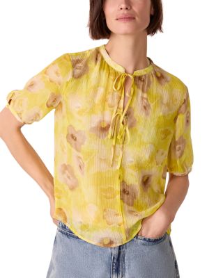 Sunshine Floral Texture Blouse