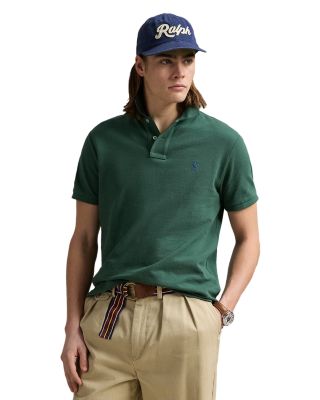Custom Slim Fit Mesh Polo Shirt