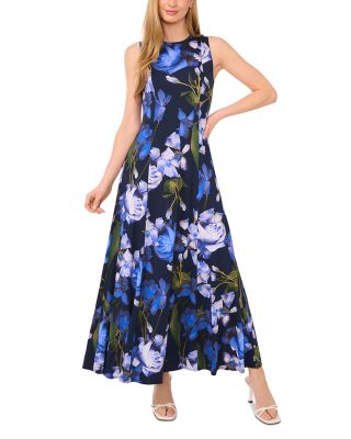 Floral Sleeveless Maxi Dress