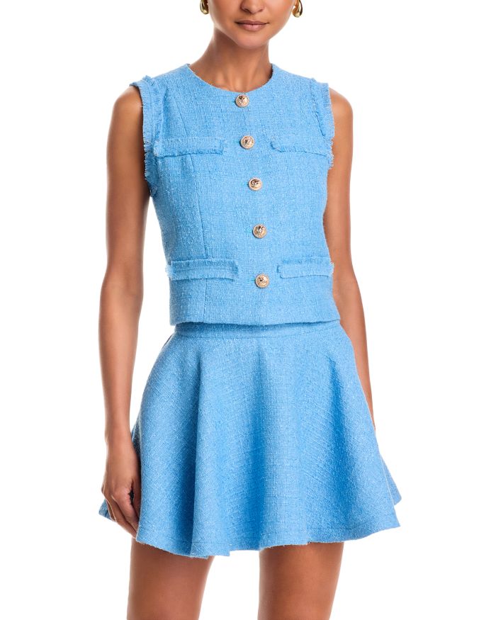 Tweed Boxy Vest - Exclusive