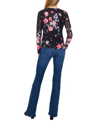 Long Sleeved Mesh Top