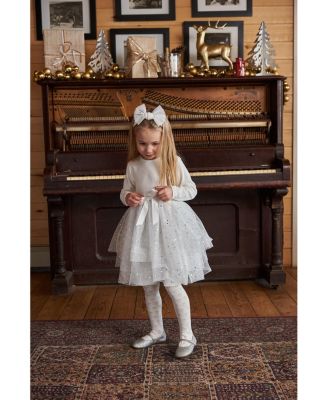 Girls' Headband with Glittering Tulle Bow - Little Kid, Big Kid