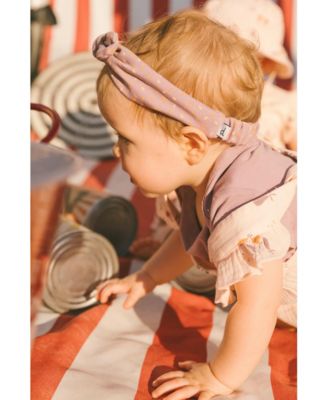  Girls' Printed Organic Cotton Headband - Baby
