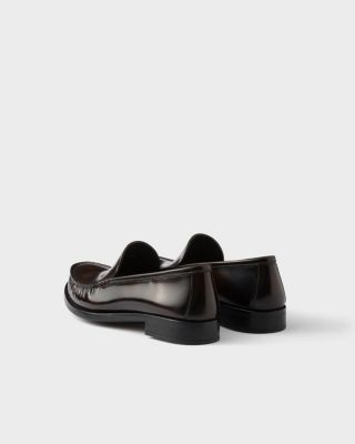  Women's Brushed Leather Loafers