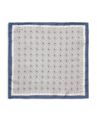 Eton - Medallion Silk Pocket Square