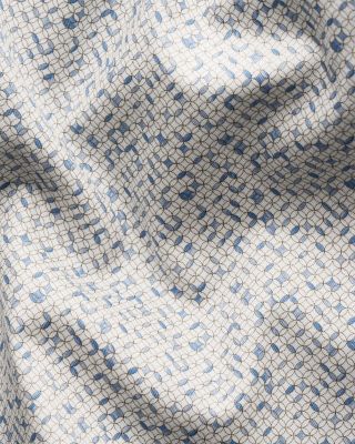 Printed Long Sleeve Button Front Shirt