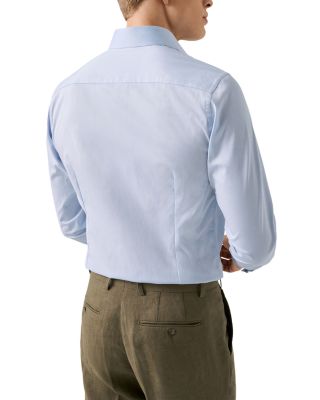 Twill Long Sleeve Button Front Shirt