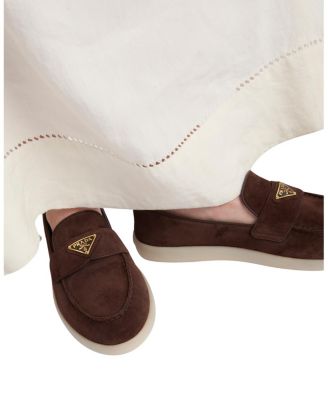 Women's Suede Leather Loafers