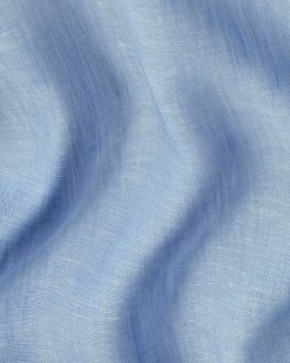 Trim Fit Linen Solid Dress Shirt