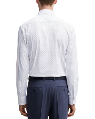 Hank Slim Fit Geo Dress Shirt