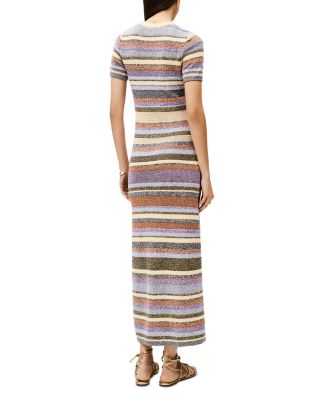 Tonnie Striped Midi Dress