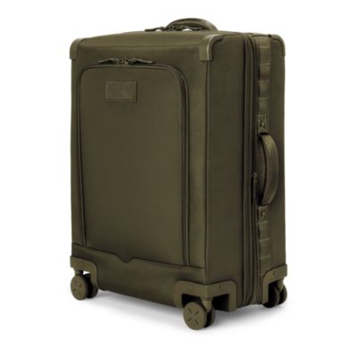 Sydney 25" Checked Rolling Suitcase, Dark Moss
