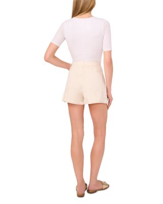 High Rise Denim Shorts