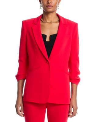 Khloe Ruched Cuff Blazer & Kerry Straight Leg Pants