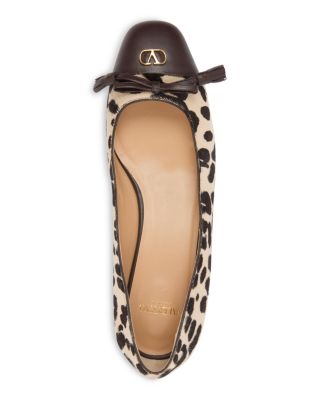 Women's VLogo Valet Du Roi Calf Hair Ballet Flats