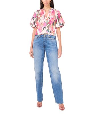 Short Puff Sleeve Top