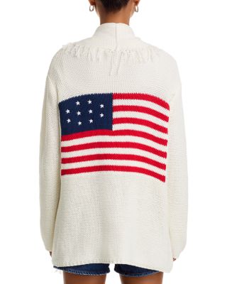 Flag Graphic Cardigan