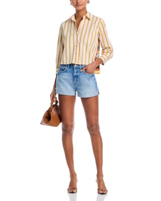 Fawn Scarf Three Quarter Sleeve Blouse