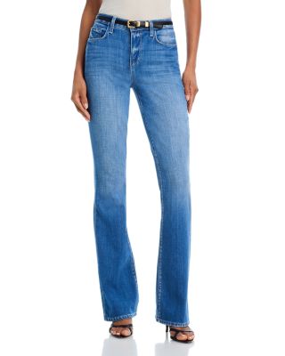 Selma Mid Rise Baby Boot Jeans in Rosales