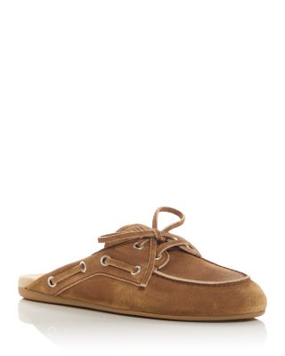Women's Boat Loafer Mules 