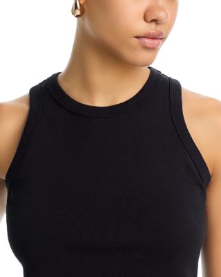 Nando High Neck Cotton Tank Top
