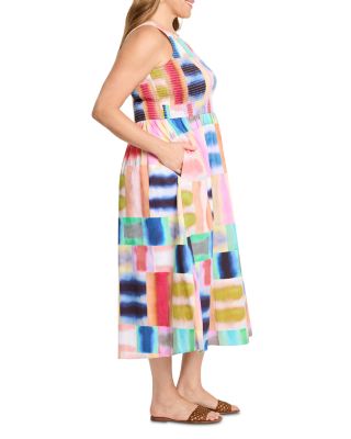 Portofino Anna Tiled Print Dress