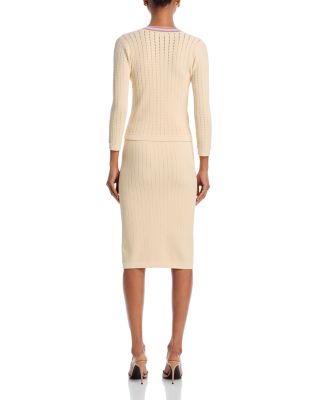 Melania Pointelle Knit Skirt