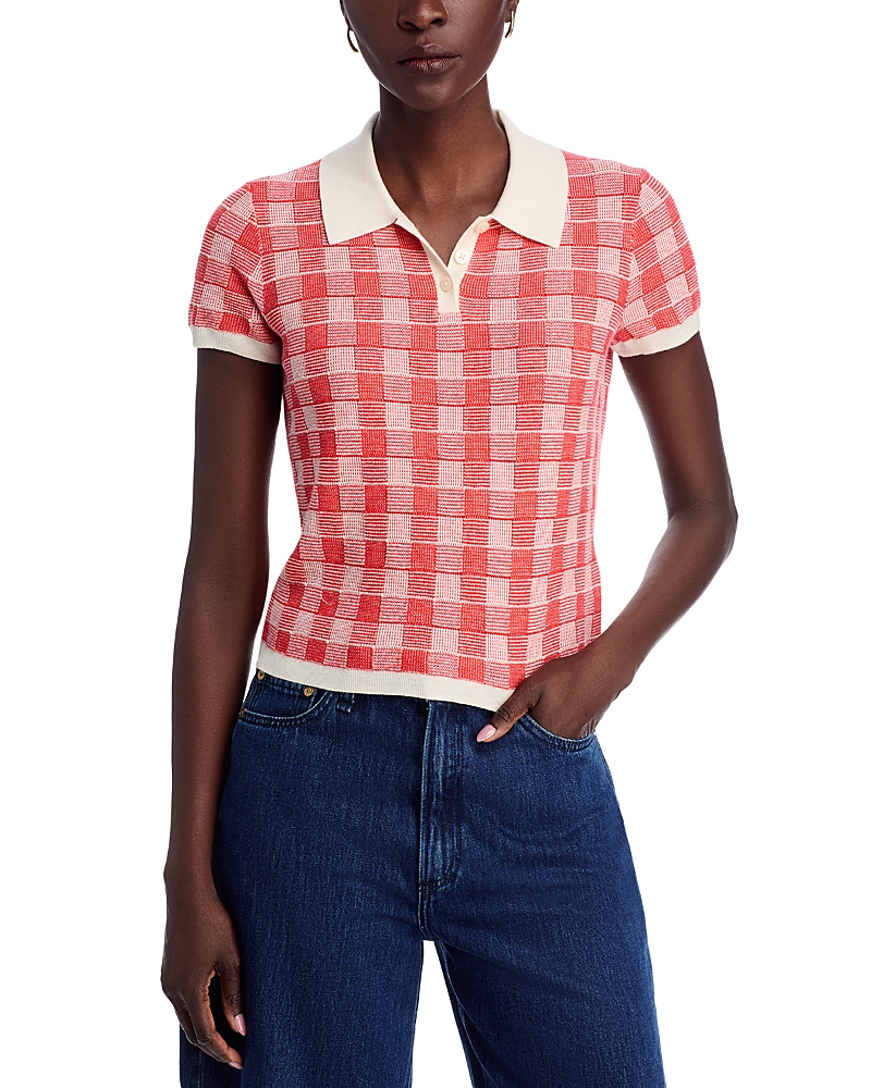 Guest in Residence Gingham Polo Shirt