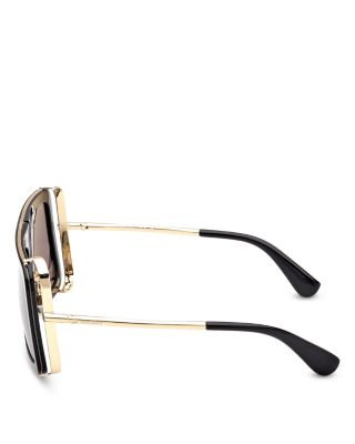 Jean Rectangle Sunglasses, 57mm