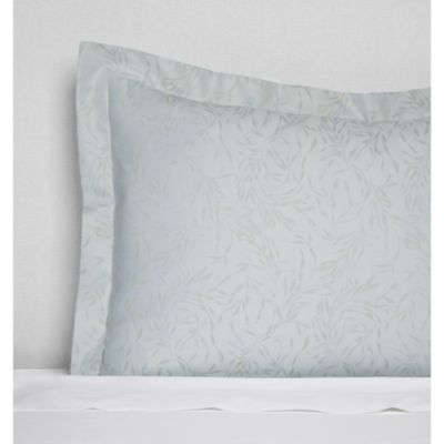 Selini Leaf Sateen Jacquard Sham, Euro