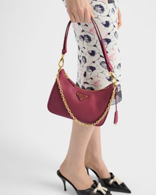  Re-Edition Mini Saffiano Leather Bag